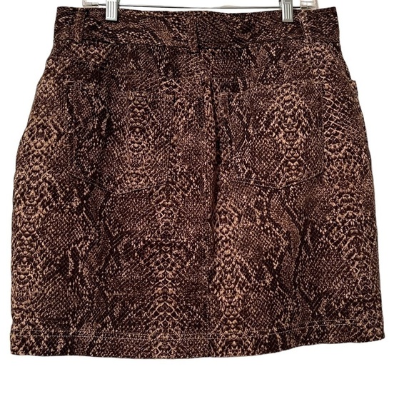 Chaps snake print skirt size 12 - Picture 2 of 7